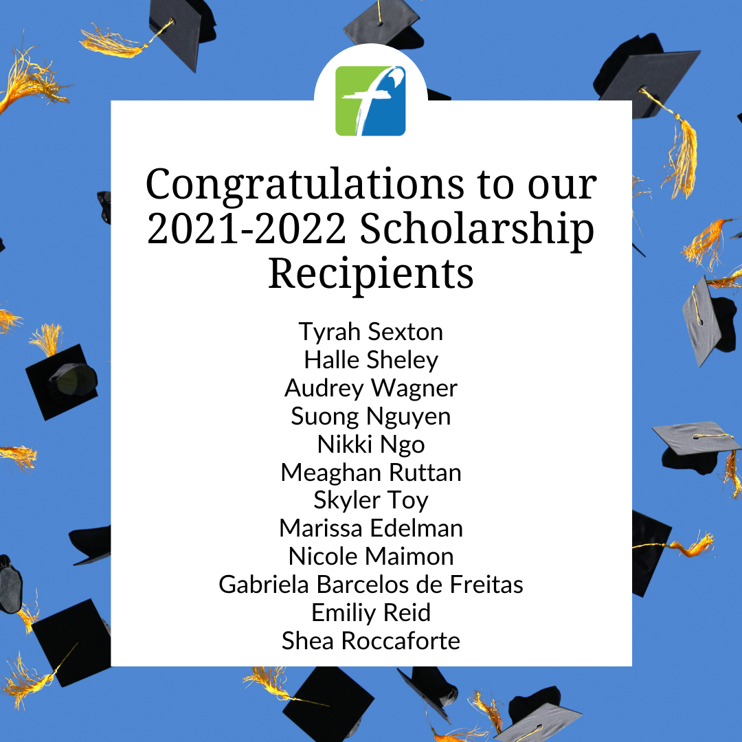 2021-2022 Scholarship Recipients